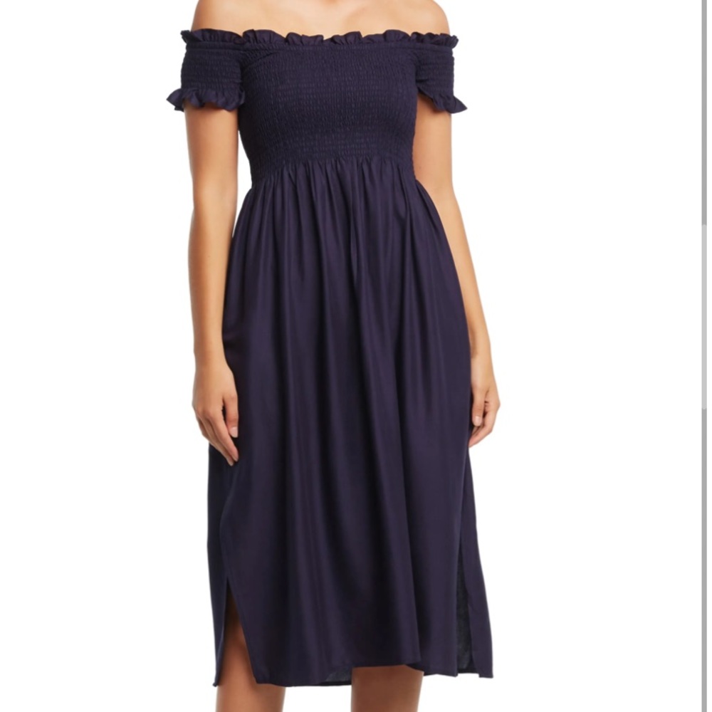 Bardot “Cindy” Off the Shoulder Dress